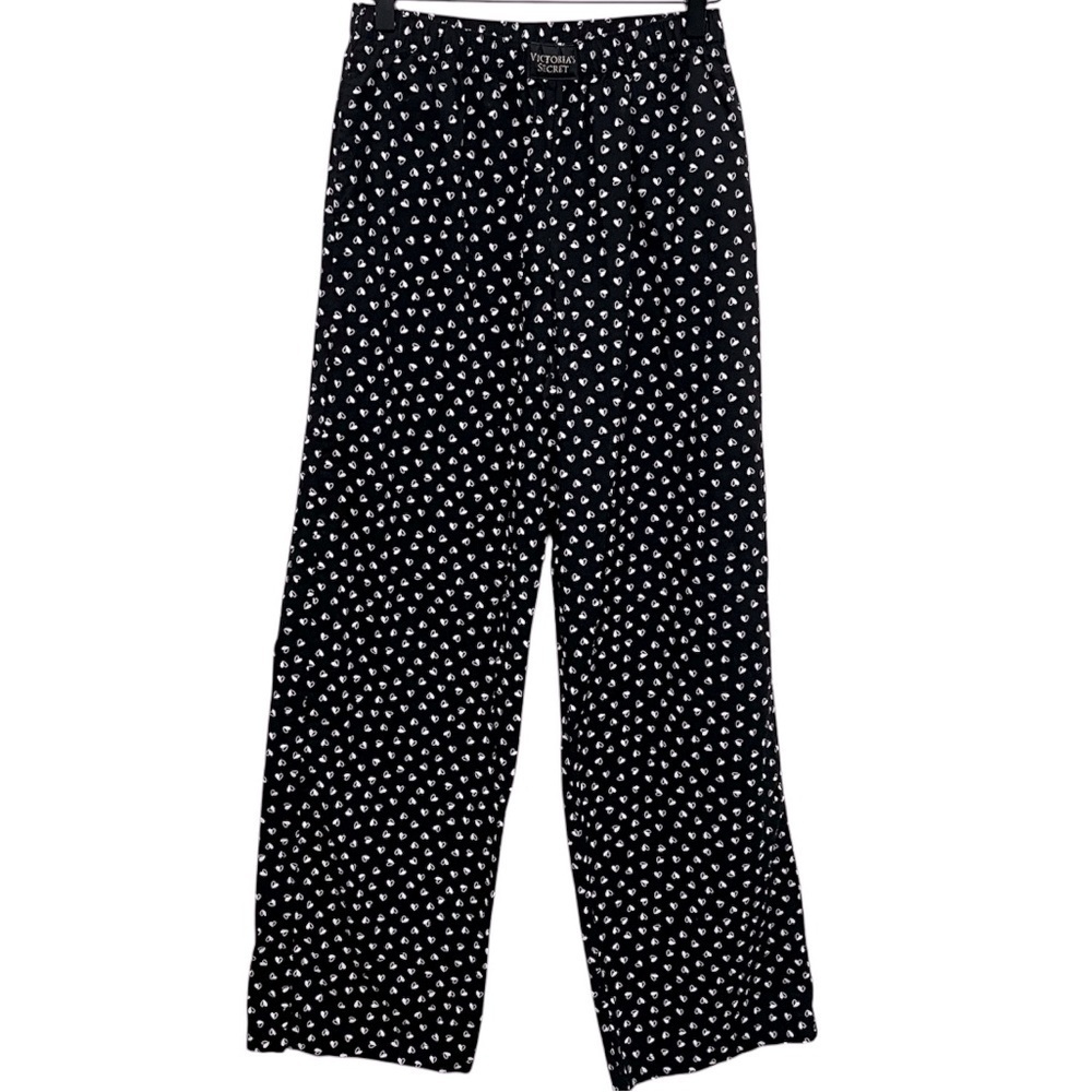 VS Victoria’s Secret All Over Heart Print Cotton Pajama Pants Size XS